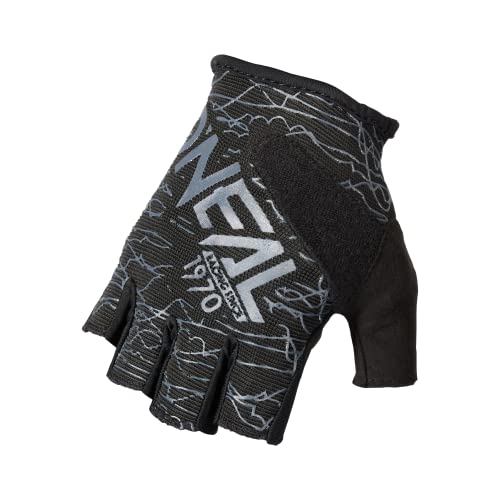 0374-109 - Oneal Wired 2017 Fingerless Motocross Gloves M Black Grey