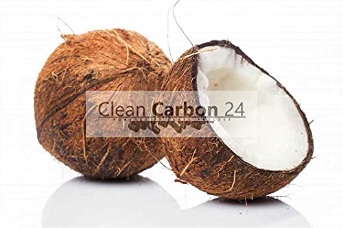 1 litro de carbón activo granulado de cáscaras de coco para la purificación del aire (3,4 - 4,8 mm/4 x 6 mesh)