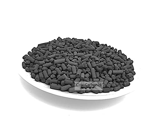 1 litro de pellets de carbón activo de 4 mm de diámetro, de carbón de piedra para purificar el aire (briquetas Aero Clean Rock)