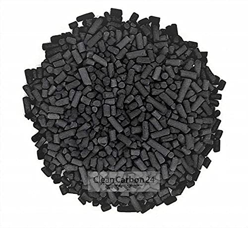 1 litro de pellets de carbón activo de 4 mm de diámetro, de carbón de piedra para purificar el aire (briquetas Aero Clean Rock)