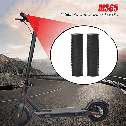 1 par de goma manillar agarre para M365 Pro Accesorios de scooter eléctrico Gris Negro 2Colors opcional puños (Color : B)