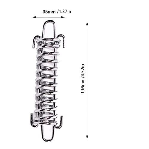 10 Piezas Resortes de Tensión de Tienda, Muelles Toldo Vela, Hebilla de Resorte para Tienda, Resortes Tensores De Cuerda para Camping Acampar al Aire Accesorios Playa