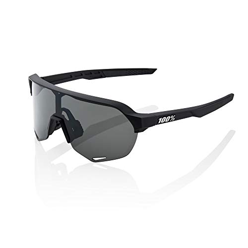 100 Percent S2-Soft TACT Black-Smoke Lens Gafas, Hombres, Negras-Cristal Oscuro, Mediano