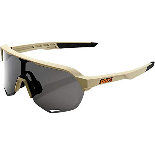 100 Percent S2-Soft TACT Quicksand-Smoke Lens Gafas, Hombres, Arena-Cristal Oscuro, Mediano