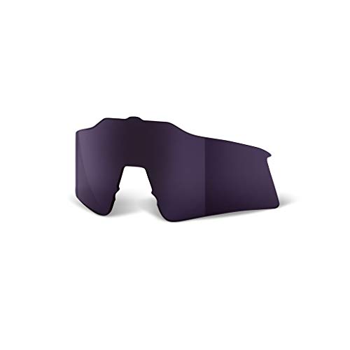 100 Percent SPEEDCRAFT SL Replacement Lens-Dark Purple Lentes DE Repuesto, Hombres, Negro Lila, Mediano