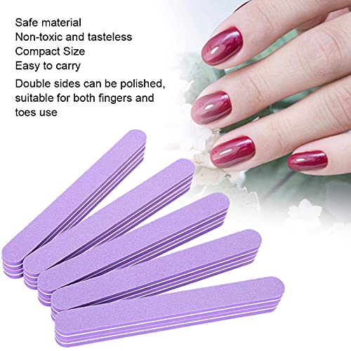 10pcs Nail Buffer File Herramientas de manicura de grava de doble cara para tienda de manicura