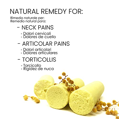 12 Barritas de azufre - Remedio natural para los dolores cervicales, tortícolis, dolores articulares y resfriados