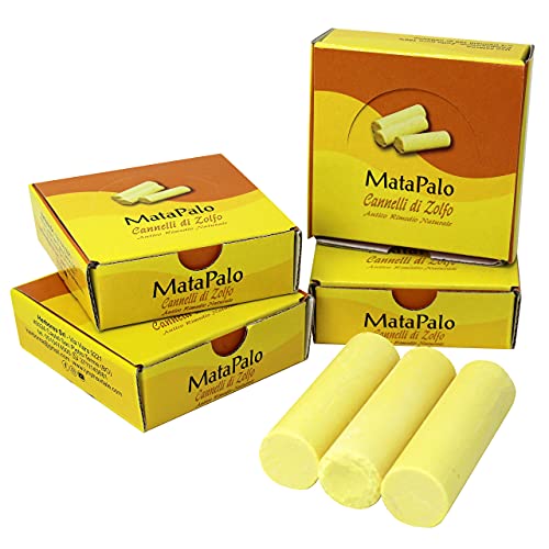 12 Barritas de azufre - Remedio natural para los dolores cervicales, tortícolis, dolores articulares y resfriados