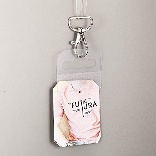 120Pcs Autoadhesivo Hang Tabs Euro agujero, multiperforado, para orificio, Gancho en forma de J y Agujero de ranura Hang Tabs Estilos de plástico transparente 2 - Paquete múltiple plegable