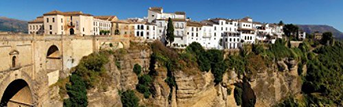 1art1 Construcciones Históricas - Houses On The Canyon, Ronda In Spain Fotomural Autoadhesivo (240 x 75cm)