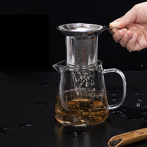 2 Piezas Colador de Té de Acero Inoxidable Filtro de Té con asa Colador de Té Premium Coladores de Té de Malla Fina Colador de Té para Té Suelto para la Mayoría de Tazas y Teteras.