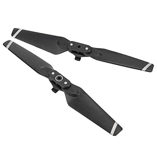 2 Piezas de hélice para dji Spark Drone Cuchillas Plegables de liberación rápida 4730F Accesorios repuestos(Lado Plateado Negro)