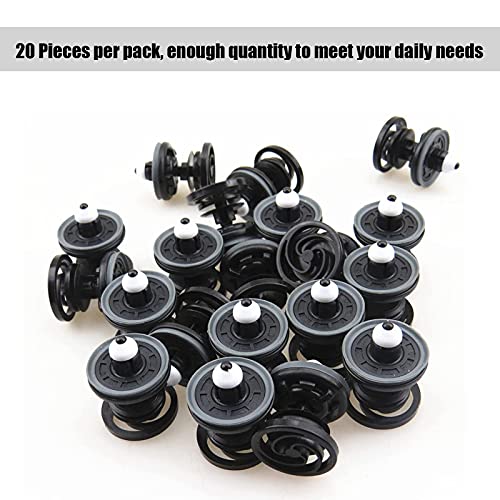 20 Piezas Clips del coche Fender parachoques, Clips de fijación de paneles de puerta para T5, Golf 5 6 7, A4 A5 A6