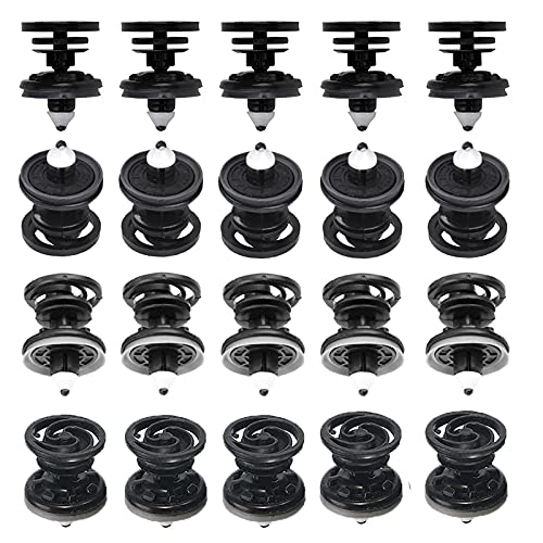 20 Piezas Clips del coche Fender parachoques, Clips de fijación de paneles de puerta para T5, Golf 5 6 7, A4 A5 A6
