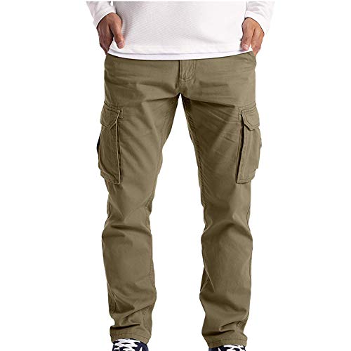 2021 Nuevo Pantalones para Hombre Casual Moda trabajo pantalones Pants Jogging Pantalon Fitness Pantalones Chandal Hombre Largos Pantalones Ropa de hombre Multibolsillos Pantalones de Trekking