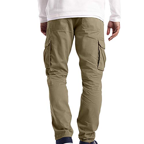 2021 Nuevo Pantalones para Hombre Casual Moda trabajo pantalones Pants Jogging Pantalon Fitness Pantalones Chandal Hombre Largos Pantalones Ropa de hombre Multibolsillos Pantalones de Trekking