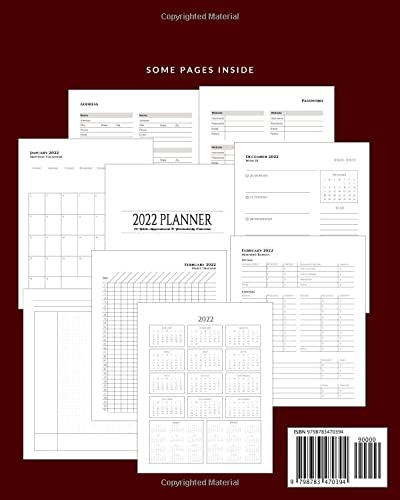 2022 Planner Neurocritical Care Specialist: Daily, Weekly, Monthly: January - December Appointment and Scheduling Calendar: Pages for Budget Sheets, Habit Trackers, Addresses, Passwords and Notes