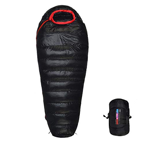 210CM Portátil Saco de Dormir Ultraligero Mochila Mamá Equipo Abajo para IR de Excursión Acampar Mantener a Prueba de Agua Bolsa de Calentamiento,400g