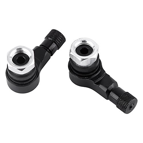 2pcs 11.3mm Válvula de Neumático de Rueda de Motocicleta de Aleación de Aluminio 90 Grados