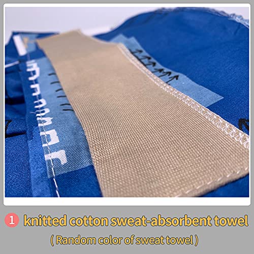 2pcs Gorra de trabajo Gorra ajustable con lazo en la espalda con banda para el sudor Gorra de turbante con estampado de perro de dibujos animados Gorra multiusos para el cabello para mujeres y hombre