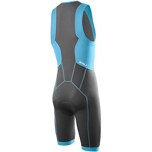 2XU Hombre G:2 Active Trisuit, pequeño, carbón carbón/amalifi