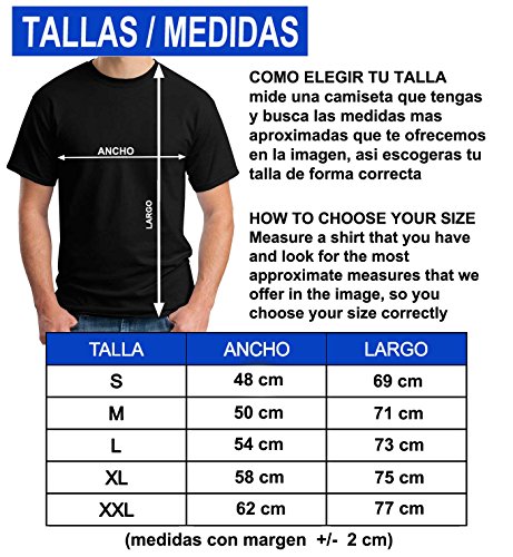 35mm - Camiseta Hombre Los Bingueros - Esteso - Pajares - Destape - Rojo - Talla XXL