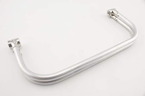 3dancraftit 8 "níquel de plata aluminio tubular bisagra interna doctor bolsa marco monedero marco para la fabricación de bolsas Z20