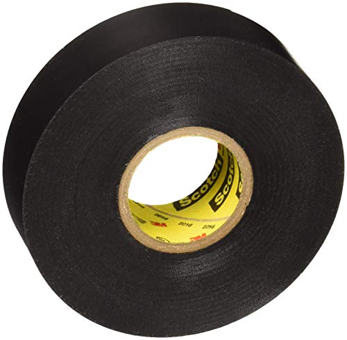 3M 06132 Scotch Super 33+ Cinta Eléctrica de Vinilo, 19 mm x 20 m, 1 Rollo, Negro