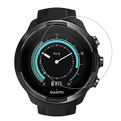 3X Protector de Pantalla para SUUNTO 9, Cristal Vidrio Templado Premium Reloj SmartWatch