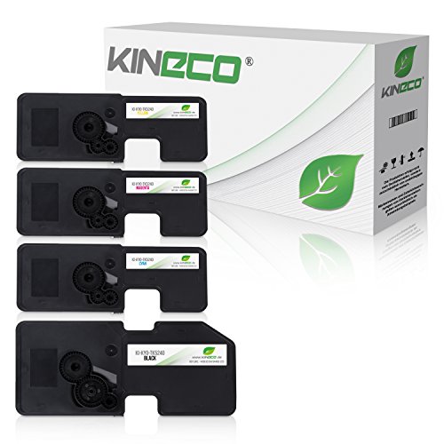 4 tóners Kineco compatibles con Kyocera TK-5240 para Kyocera Ecosys P5026cdw M-5526cdn M-5526cdw P-5026cdn