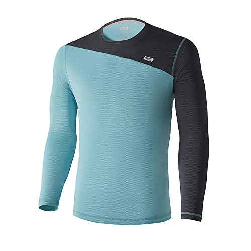 42K Running - Camiseta técnica Manga Larga Atria Winter Capri Blue M