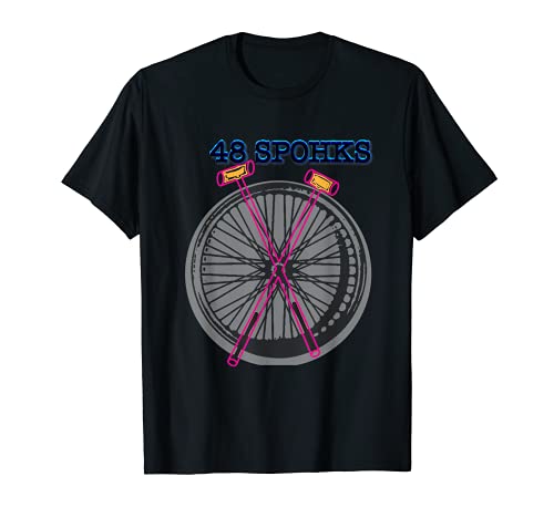 48 SPOHKS Bike Polo Rim con mazos Camiseta