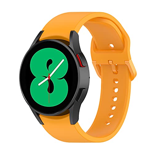 (5 unidades) Chofit correas compatibles con Samsung Galaxy Watch 4 Classic 42mm/46mm, reloj 4 40mm/44mm, correa de silicona clásica para Galaxy Watch4 Smartwatch (5A)