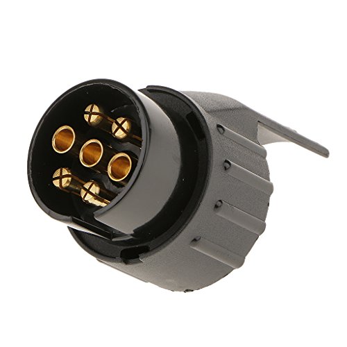 7 Pin a 13 Pin Adaptador Conector de Enchufe del Zócalo Corto de Remolque Caravana 12v