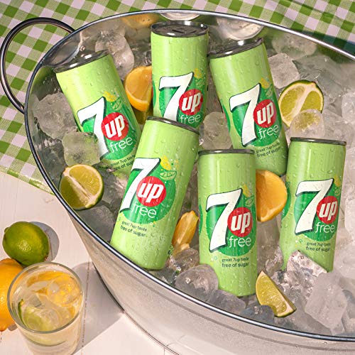 7Up Free Refresco De Lima Limón sin azúcar - Pack de 24 x 330g