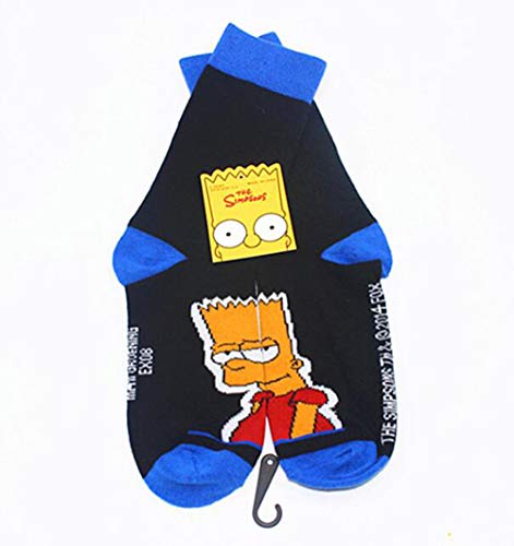 8 Pares De Calcetines Divertidos De Algodón Para Pareja, Novedad De La Familia Simpson, Calcetines Lindos, Calcetines Felices De Hip Hop, Calcetines De Streetwear