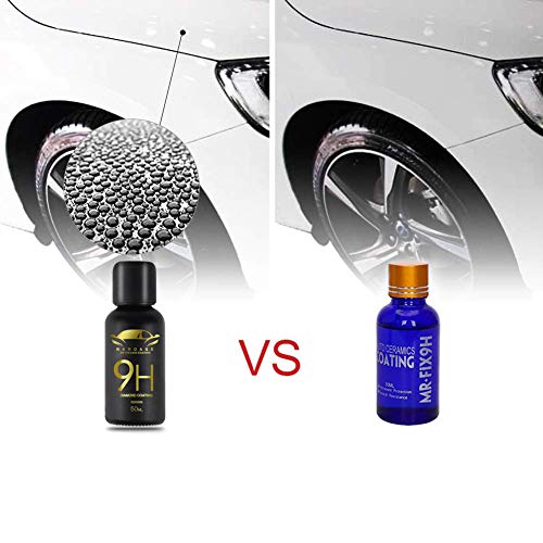 9H Nano Ceramic Coating, Mr Fix Revestimiento Ceramico Coche, Super Hidrofóbico Car Coating Anti Arañazos Coche Protección de Pintura