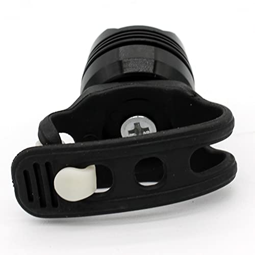 9Transport Luz RBL-12 para Casco, 1 Led, con 2 Pilas CR2032, Ideal para Circular con Patinete Eléctrico o Bici Eléctrica.