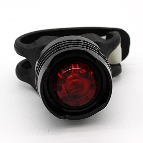 9Transport Luz RBL-12 para Casco, 1 Led, con 2 Pilas CR2032, Ideal para Circular con Patinete Eléctrico o Bici Eléctrica.