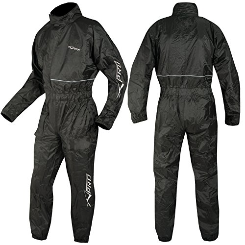 A-pro Motorcycle Motorbike Waterproof RainSuit over One 1 Pc Trousers Jacket L