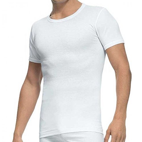Abanderado - Abanderado Pack x2 Camisetas Manga Corta Hombre CLÁSICA 100% Algodón - BLANCO, 52/L