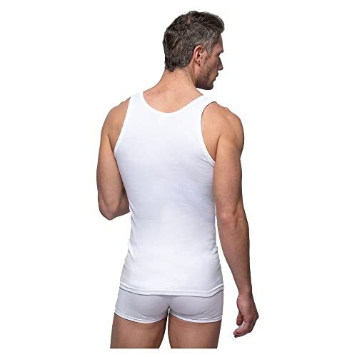 ABANDERADO Camiseta de Tirantes Sport, Blanco M