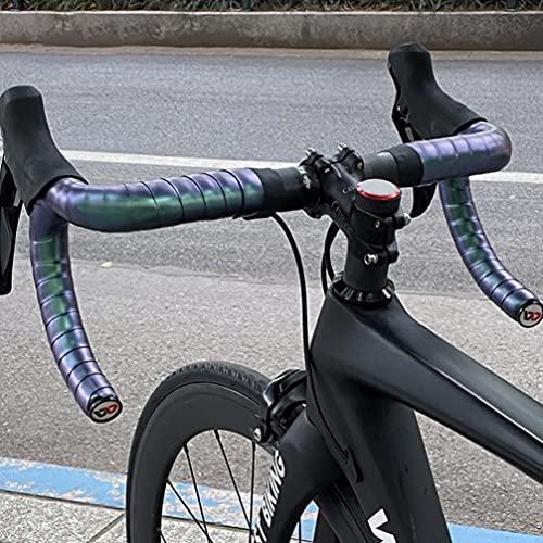 Abaodam 2 cintas para manillar de bicicleta, cinta para manillar de bicicleta, asa de ciclismo, antideslizante, de piel sintética, para bicicleta de montaña, bicicleta de carretera, varios colores