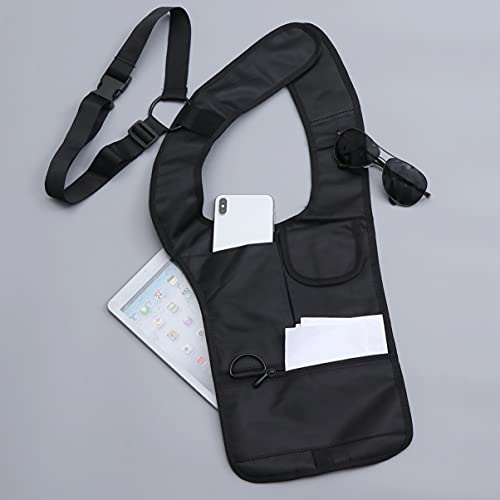 ABOOFAN Bolso de Hombro con Axilas Antirrobo Duradero Práctico Multifunción Bolso de Seguridad Bolso de La Axila para El Trabajo de Viaje Al Aire Libre