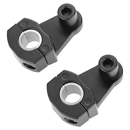 Abrazaderas de elevador de manillar de motocicleta, elevador de abrazaderas de manillar de 12 mm o 28 mm para V-Strom (Negro)