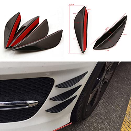 Accesorios de coche PARAGOLPES Splitter Fleans Cuerpo Spoiler Canard Valence for para for para por POLO for Tiguan for Passat for Golf for Eos for Scirocco for Jetta for Bora Lavi