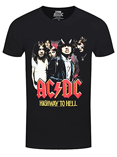 AC/DC 'Highway To Hell Group' (Black) T-Shirt (3X-Large)
