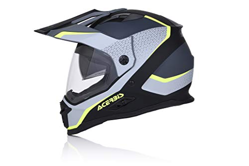 Acerbis 0023466.319.066 Casco, Hombre, Gris, L