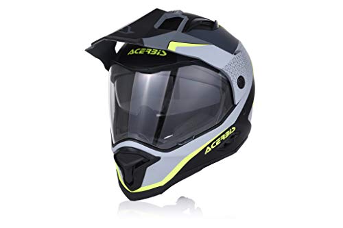 Acerbis 0023466.319.066 Casco, Hombre, Gris, L