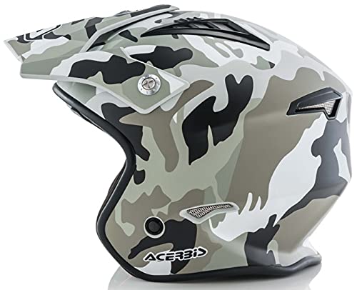 ACERBIS casco Jet aire Camo/Brown, l (59/60)